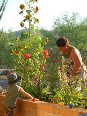 Picture of Yolanda In The Garden Of Children's Garden Oasis Home Childcare
